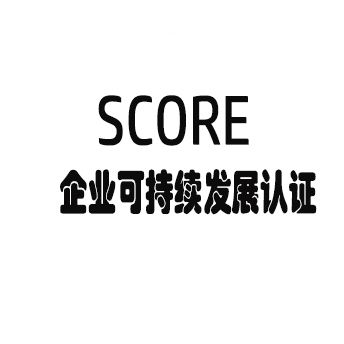 企业可持续发展SCORE认证咨询